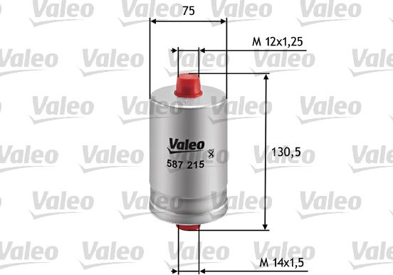 Valeo 587215 - Filtru combustibil parts5.com