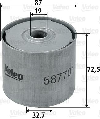 Valeo 587701 - Filtro combustible parts5.com