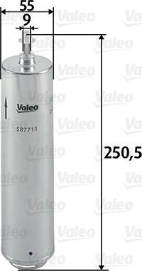 Valeo 587711 - Filtro de aceite parts5.com