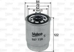 Valeo 587738 - Kütusefilter parts5.com