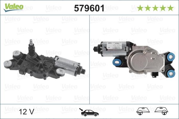 Valeo 579601 - Motor brisača parts5.com