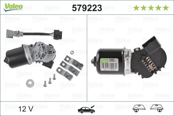 Valeo 579223 - Wischermotor parts5.com