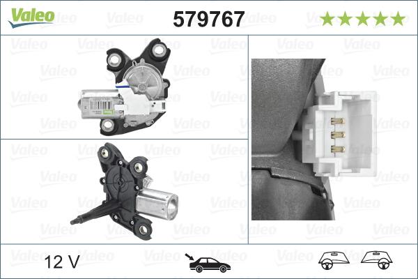 Valeo 579767 - Wiper Motor parts5.com