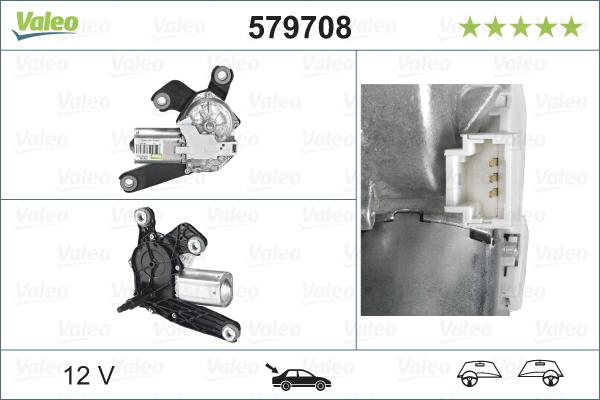 Valeo 579708 - Wiper Motor parts5.com