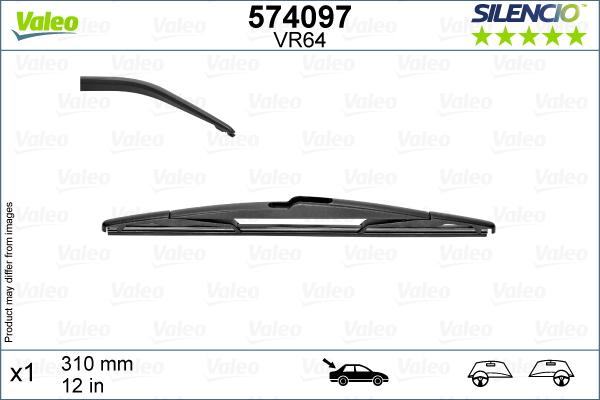 Valeo 574097 - Wiper Blade parts5.com