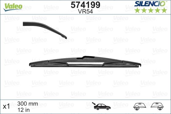 Valeo 574199 - Metlica brisača parts5.com