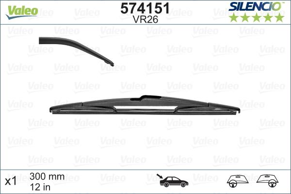 Valeo 574151 - Metlica brisača parts5.com