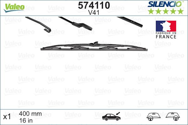 Valeo 574110 - Metlica brisača parts5.com