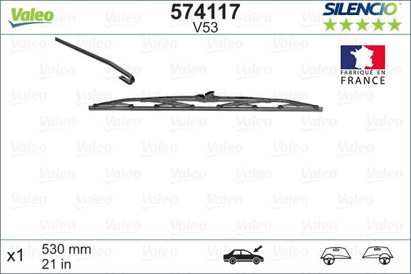 Valeo 574117 - Lamela stergator parts5.com