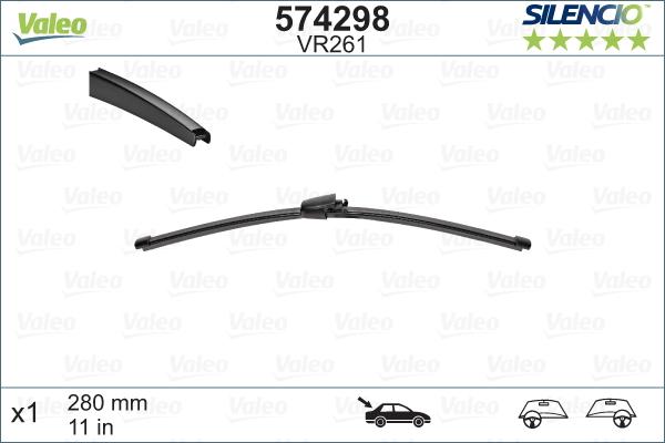 Valeo 574298 - Wiper Blade parts5.com