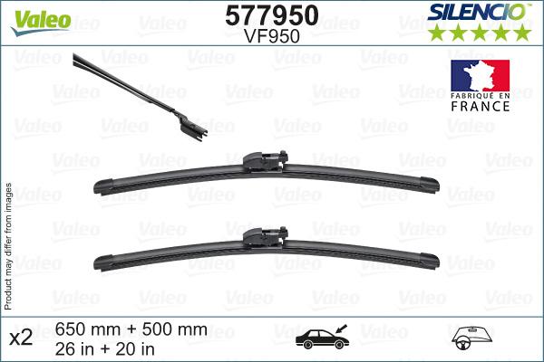 Valeo 577950 - Metlica brisača parts5.com