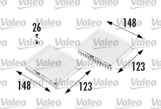 Valeo 698469 - Filtro, aire habitáculo parts5.com