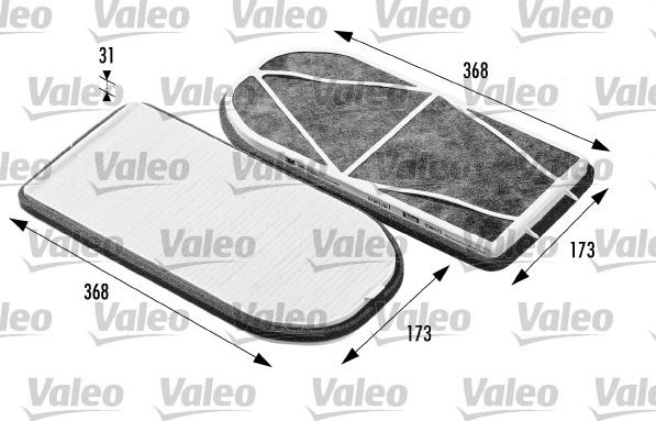 Valeo 698470 - Filtro, aire habitáculo parts5.com