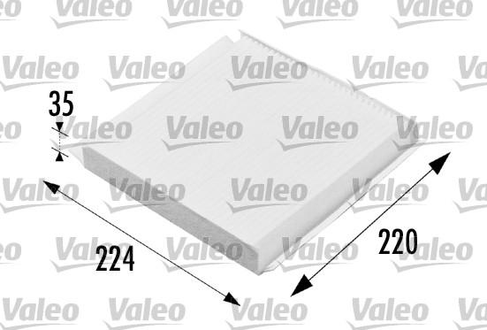 Valeo 698657 - Filter,salongiõhk parts5.com