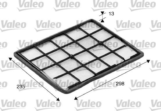 Valeo 698199 - Szűrő, utastér levegő parts5.com