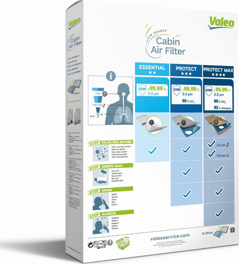 Valeo 698885 - Филтър купе (поленов филтър) parts5.com