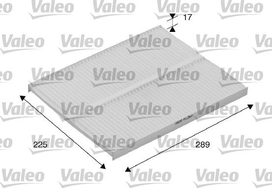 Valeo 698167 - Filter, interior air parts5.com