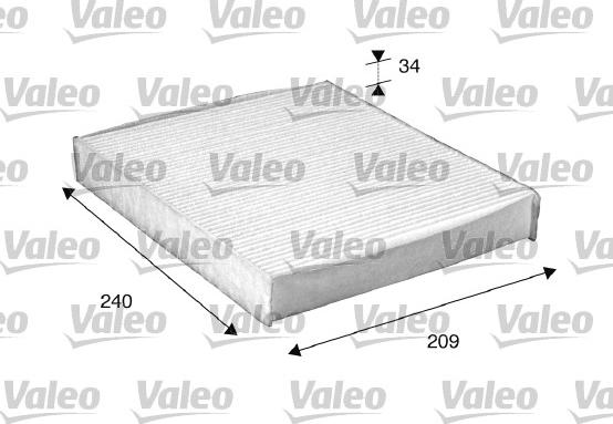 Valeo 698882 - Suodatin, sisäilma parts5.com