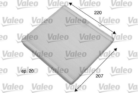 Valeo 698769 - Filtro, aire habitáculo parts5.com