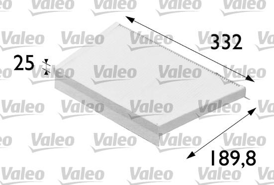 Valeo 698700 - Filtro, aire habitáculo parts5.com