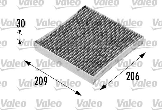 Valeo 698715 - Фильтр воздуха в салоне parts5.com