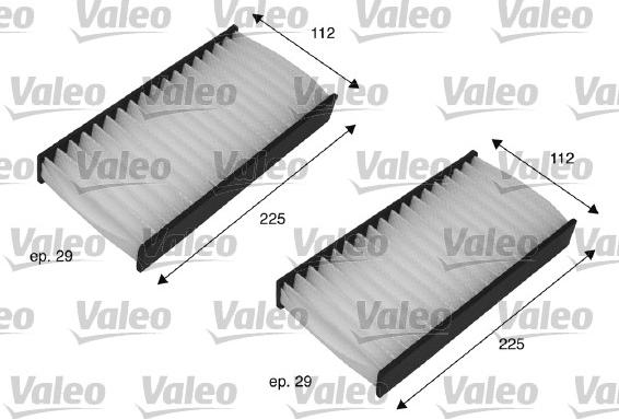 Valeo 698735 - Φίλτρο, αέρας εσωτερικού χώρου parts5.com