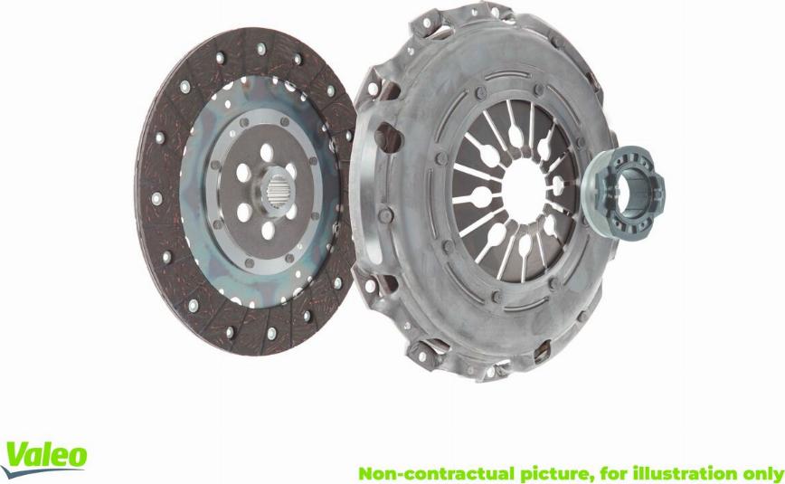 Valeo 826323 - Zestaw sprzęgieł parts5.com