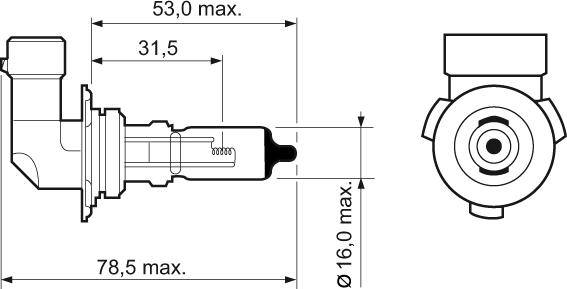 Valeo 032015 - Żarówka, reflektor dalekosiężny parts5.com