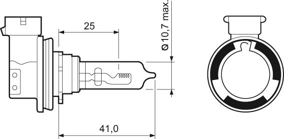 Valeo 032011 - Glühlampe, Fernscheinwerfer parts5.com