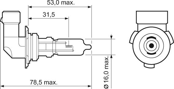 Valeo 032527 - Bec, far faza lunga parts5.com