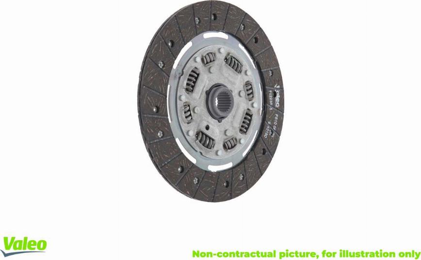 Valeo 803835 - Диск сцепления, фрикцион parts5.com