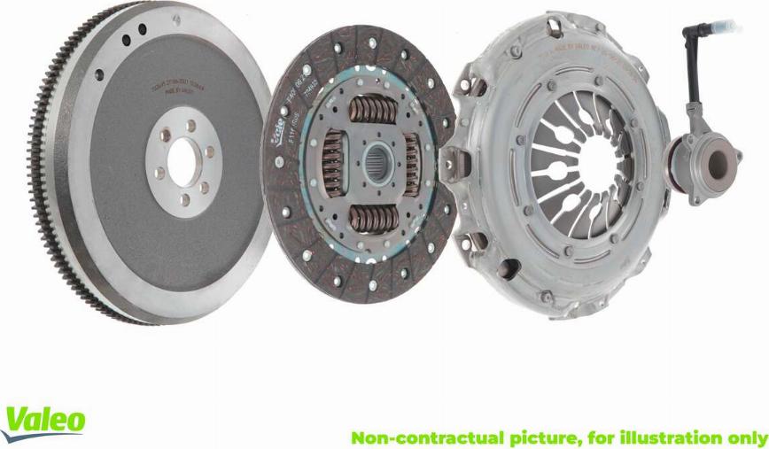 Valeo 845253 - Zestaw sprzęgieł parts5.com