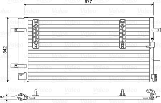 Valeo 814419 - Condensador, aire acondicionado parts5.com