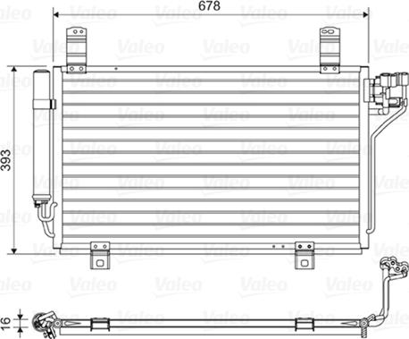 Valeo 814048 - Condensador, aire acondicionado parts5.com