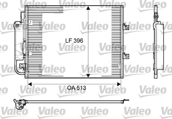 Valeo 814061 - Kondenzator, klimatska naprava parts5.com