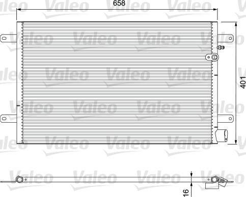 Valeo 814004 - Condensador, aire acondicionado parts5.com