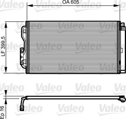 Valeo 814191 - Condensator, climatizare parts5.com