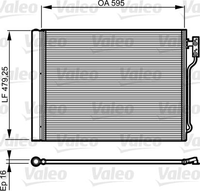 Valeo 814192 - Condensador, aire acondicionado parts5.com