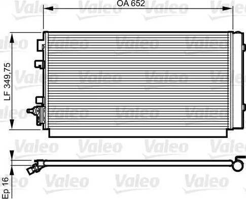 Valeo 814187 - Condensador, aire acondicionado parts5.com