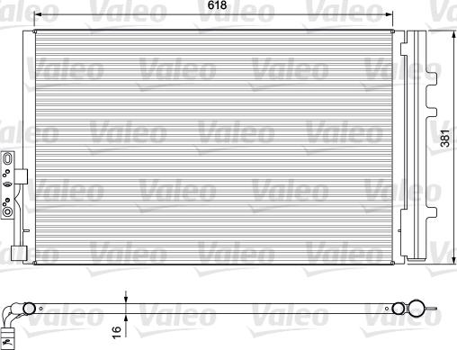 Valeo 814386 - Kondenzátor, klíma parts5.com