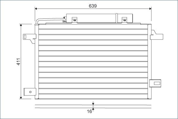 Valeo 814249 - Condenser, air conditioning parts5.com