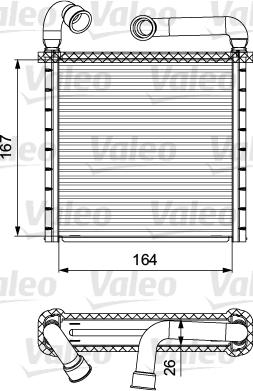 Valeo 811506 - Εναλλάκτης θερμότητας, θέρμανση εσωτερικού χώρου parts5.com