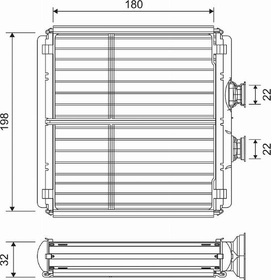 Valeo 811508 - Izmjenjivač topline, grijanje unutrašnjosti parts5.com