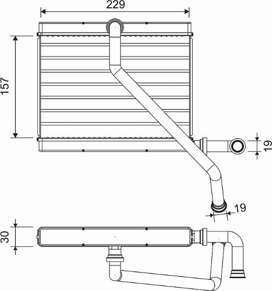 Valeo 811580 - Heat Exchanger, interior heating parts5.com