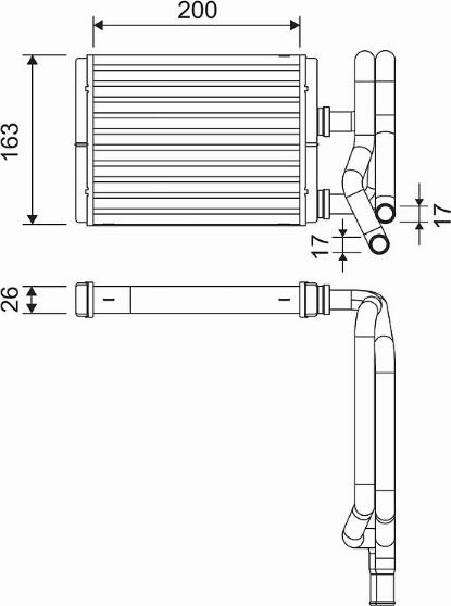 Valeo 811577 - Izmjenjivač topline, grijanje unutrašnjosti parts5.com