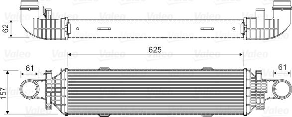 Valeo 818631 - Intercooler, compresor parts5.com