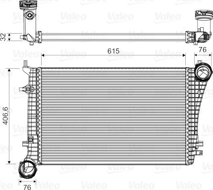 Valeo 818675 - Intercooler, charger parts5.com