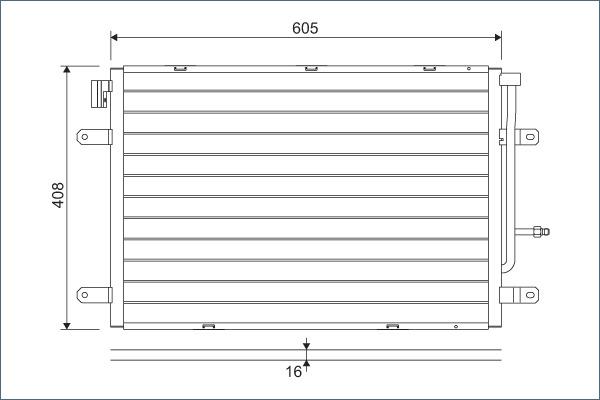 Valeo 818190 - Condenser, air conditioning parts5.com