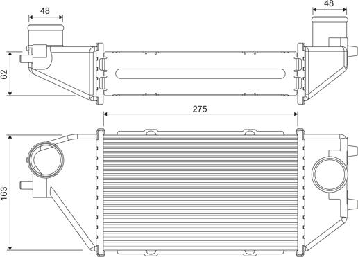 Valeo 818381 - Intercooler, échangeur parts5.com