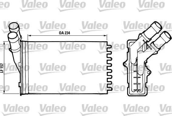 Valeo 812005 - Radiador, refrigeración del motor parts5.com